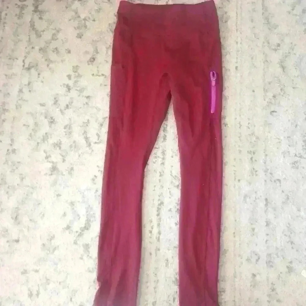 Fabletics Womens Raspberry Trinity High-Waisted Utility Legging S - Picture 3 of 13